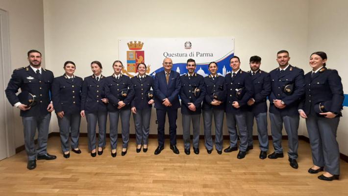 11 nuovi Vice Ispettori assegnati alla Questura di Parma