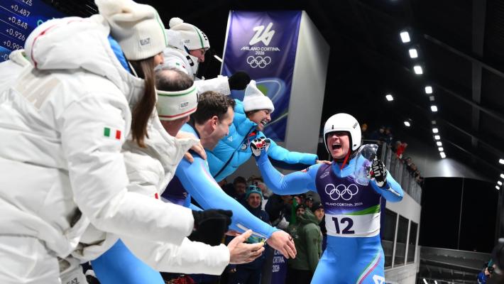 Olimpiadi, piovono medaglie per l'Italia: bronzo anche nello slittino con Fischnaller. Siamo a quota 8 