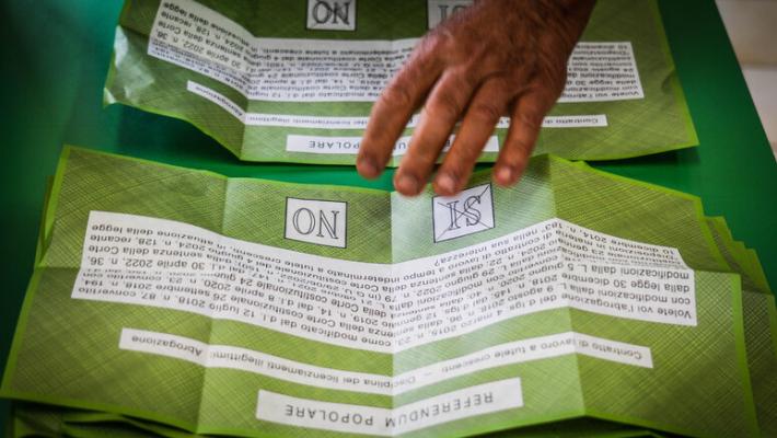 Il referendum e l'Italia polarizzata