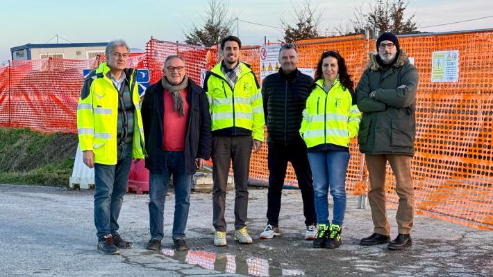 Sissa Trecasali: sopralluoghi ai cantieri connessi alla Ti-Bre  