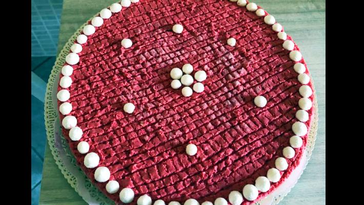 Ecco la cheesecake di lamponi 