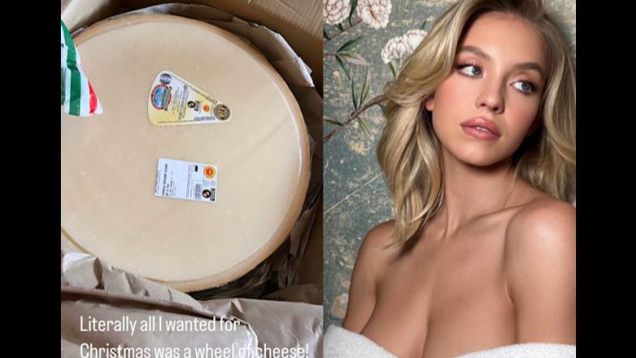Il parmigiano sbarca a Hollywood... sulla tavola di Sydney Sweeney