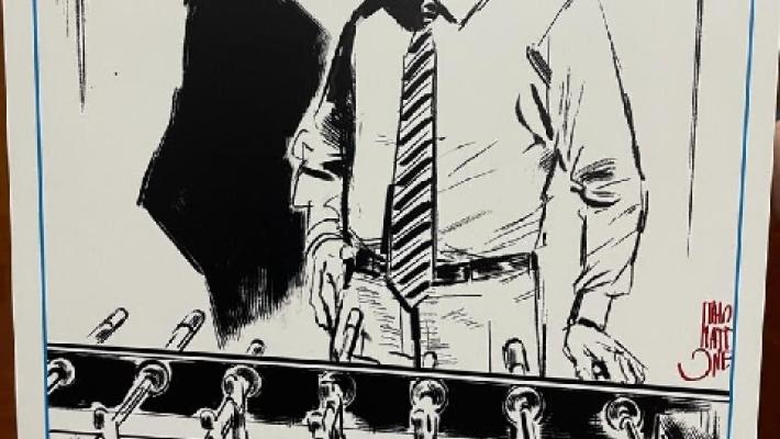 Una figurina per ricordare Giuseppe Salvia, ucciso dalla camorra