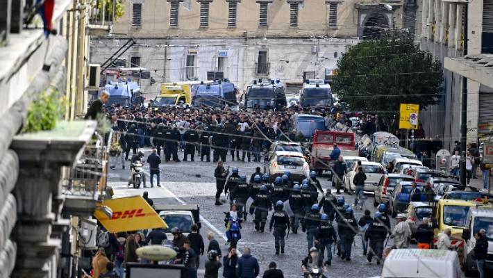 Napoli-Eintracht: tornano in Germania i tre ultrà tedeschi
