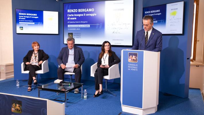 Comunicato Stampa: CRV - Il volume &ldquo;Renzo Bergamo: l&rsquo;Arte insegna il coraggio di Osare&rdquo;