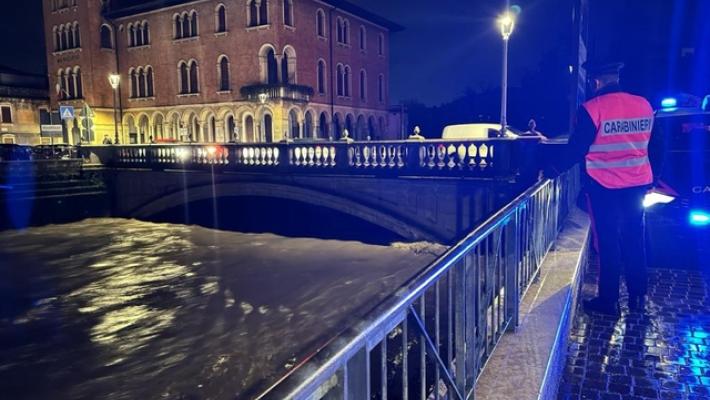 Un disperso per il maltempo in Veneto