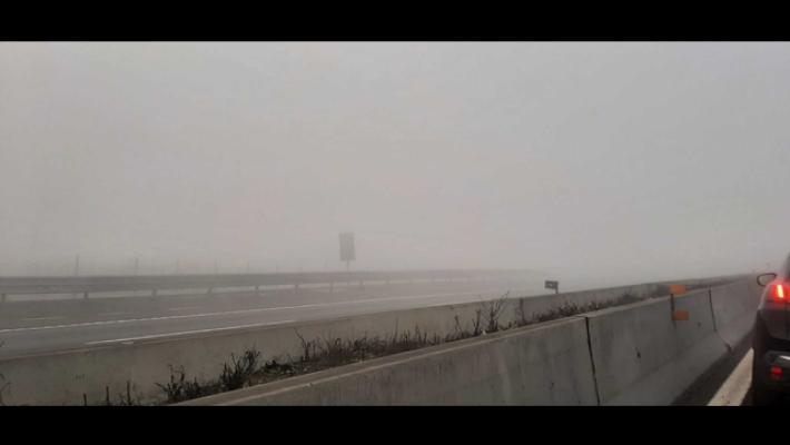 Incidenti per nebbia, chiuso tratto di A1 tra Piacenza e Parma