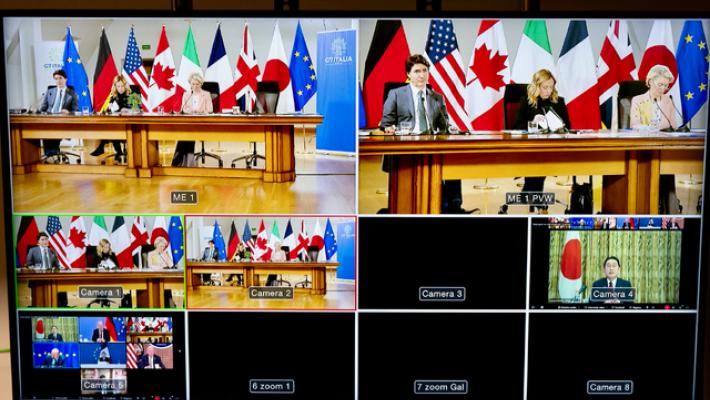 Leader G7, 'beni congelati fino a che Mosca non risarcisce Kiev'