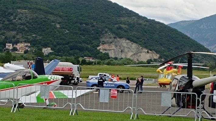 Muore investito da mezzo pesante all'Air show L'Aquila