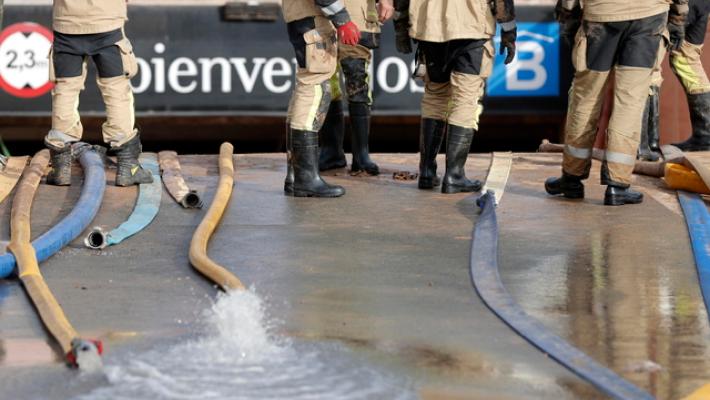 Non ci sono vittime nel parking di Aldaia 
