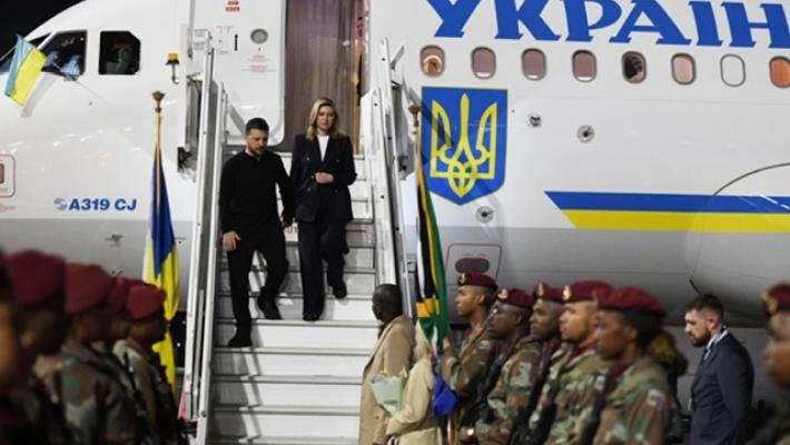 Il presidente ucraino Zelensky è in visita in Sudafrica