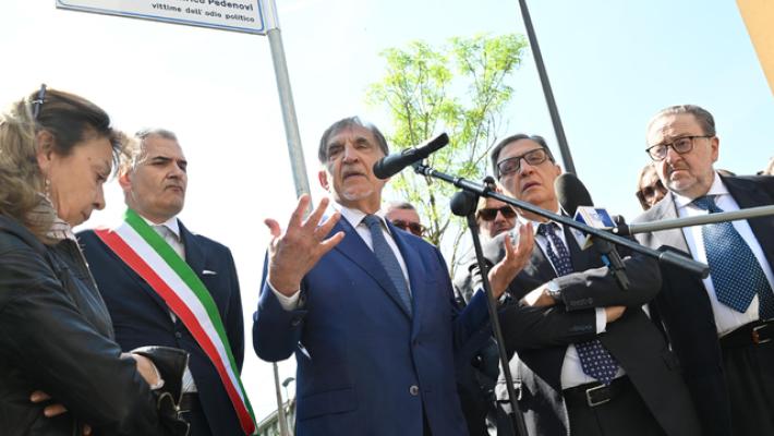 A Sesto San Giovanni, imbrattato il monumento a Ramelli