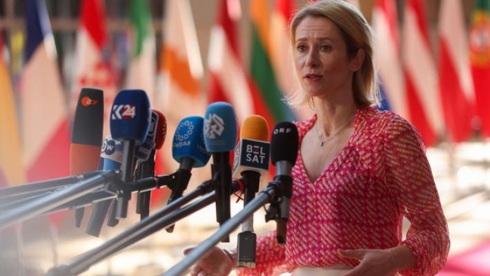 Kallas, 'pressione su Israele, sì a revisione accordo Ue'