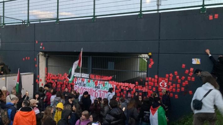 Pro Pal Udine, siamo 800 al presidio contro Italia-Israele