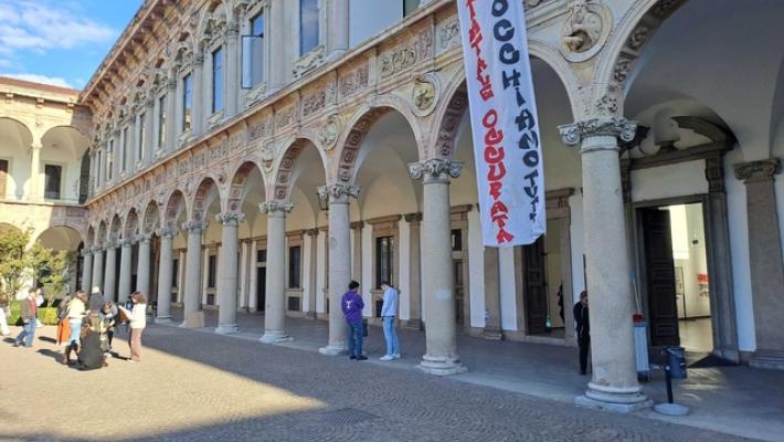 Studenti Statale Milano riuniti in assemblea