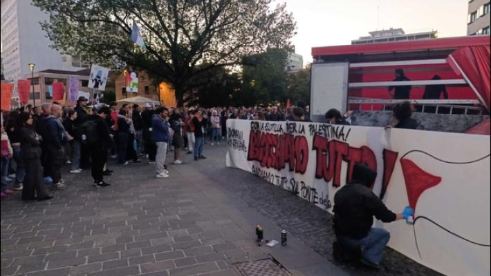 Manifestazioni per Gaza a Venezia e sulla terraferma