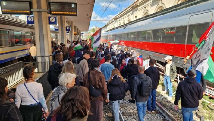 Invasi i binari, circolazione treni sospesa a Perugia