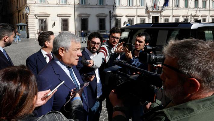 Tajani, i quattro parlamentari in partenza da Israele