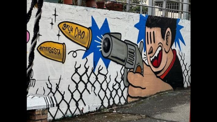Murales inneggia all'omicidio di Kirk, FdI 'un fatto gravissimo'
