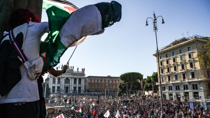 Organizzatori corteo pro-Pal, 'siamo un milione a Roma'