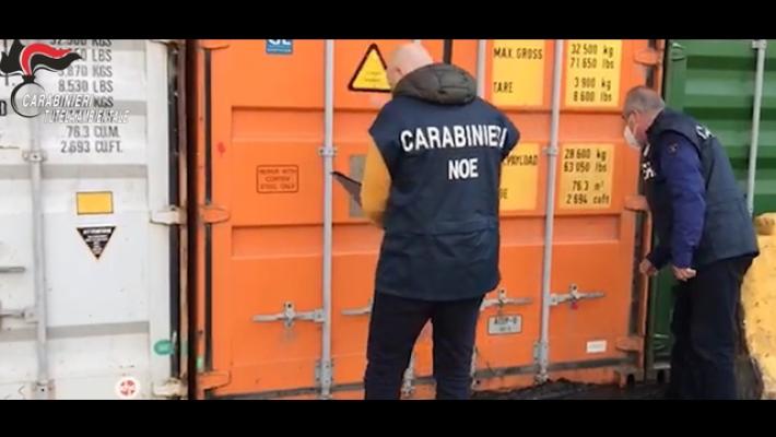 Sequestro 370 tonnellate rifiuti per fusione diretti in Turchia