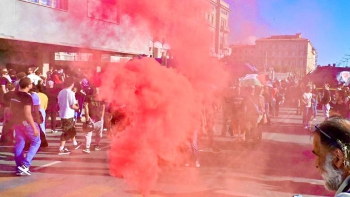 Disordini a evento elettorale della Lega, 2 fermati a Livorno