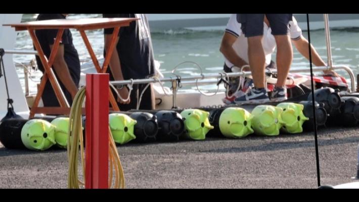 Sub disperso nel mare delle Formiche nell'Arcipelago toscano