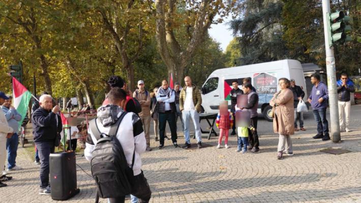 Alessandria, presidio coordinamento regionale per Palestina