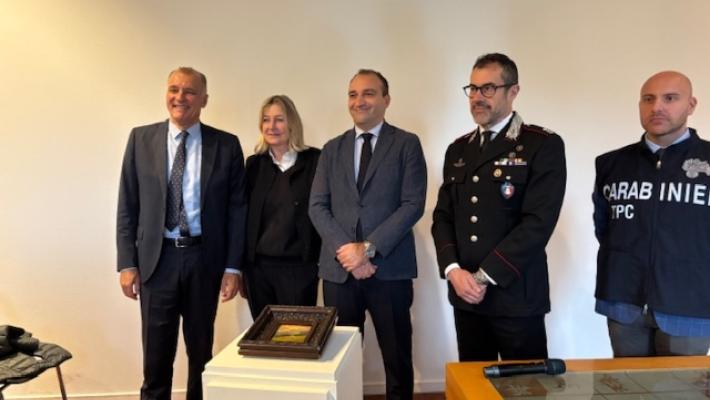 Opera di Delleani a Gam Torino dopo 40 anni, era stata rubata