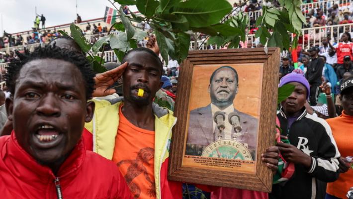 Kenya, folla per Odinga a Kisumu, dopo ressa e morti di Nairobi