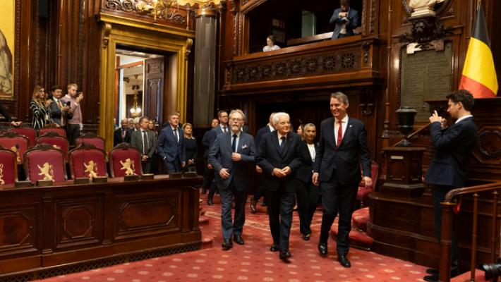 Mattarella, a Bruxelles come a casa, è la capitale d'Europa