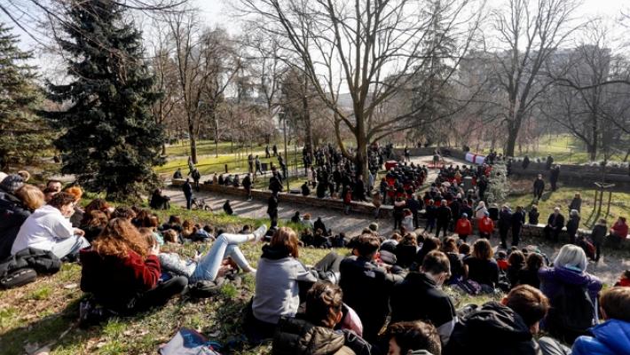 Al Giardino giusti di Milano attiviste israeliane e palestinesi