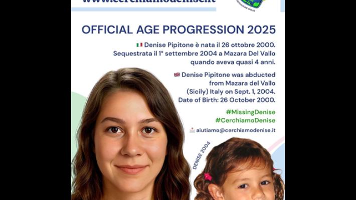 Denise Pipitone compie 25 anni, gli auguri dei genitori
