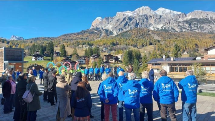 Cortina intitola una piazza alle due Olimpiadi