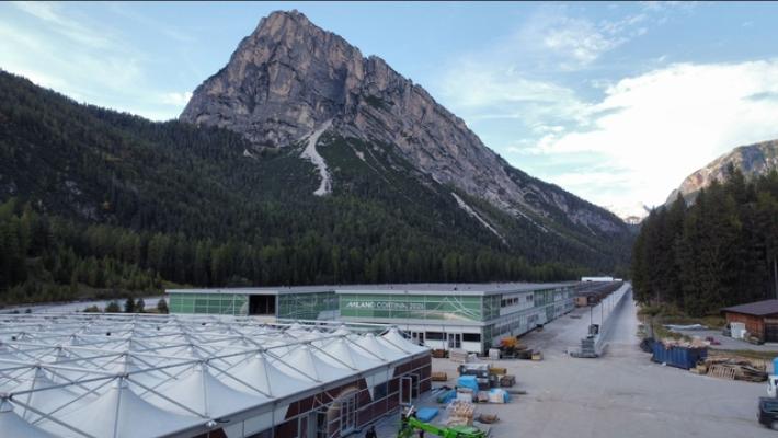 Al via lo 'stress test' del Villaggio Olimpico di Cortina
