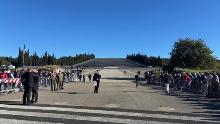 4 novembre, al Sacrario Redipuglia onore ai caduti con Fontana