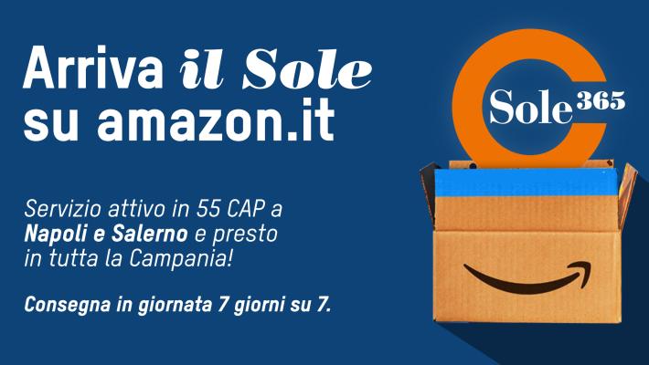 Comunicato Stampa: Da oggi, la qualità e la convenienza di Sole365 sono disponibili su Amazon.