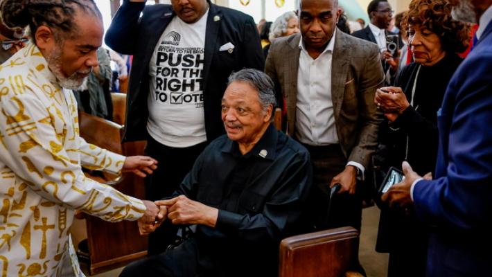 Il leader dei diritti Usa Jesse Jackson ricoverato in ospedale