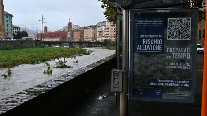 Maltempo Liguria, forti piogge ma torrenti sotto soglia guardia