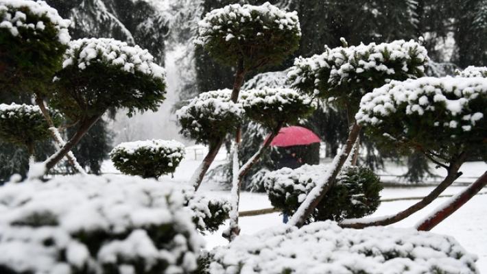 Nevica nel Bergamasco, disagi per i treni dei pendolari