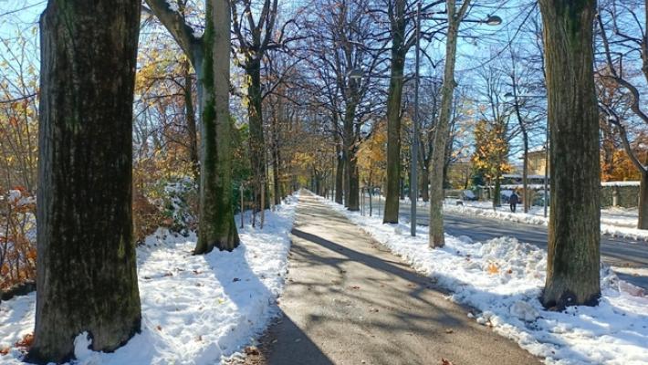 Il Cuneese si sveglia sotto la neve, sole nel fine settimana