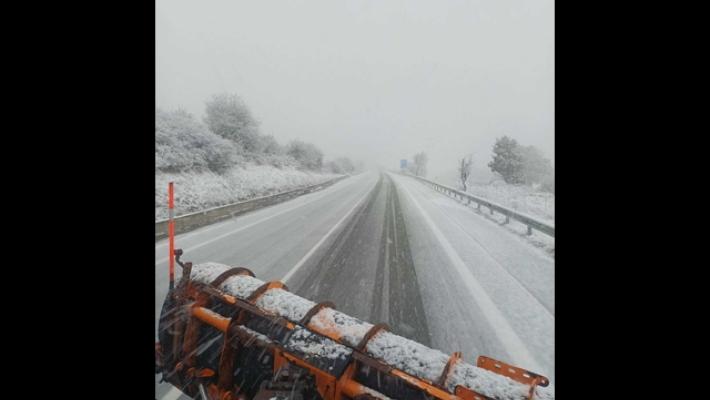 In Sardegna mezzi Anas al lavoro sulle strade statali innevate