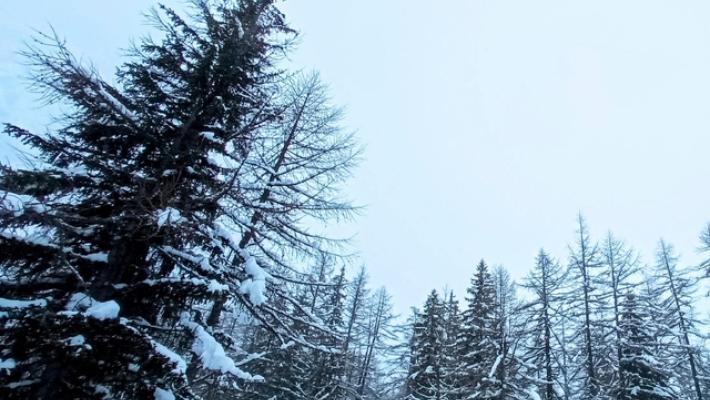 Prima neve ad Aosta, mezzo metro al Gran San Bernardo