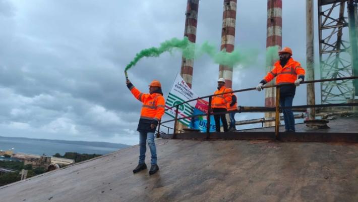 Otto giorni sul silo, appello operai Eurallumina anche al Mase