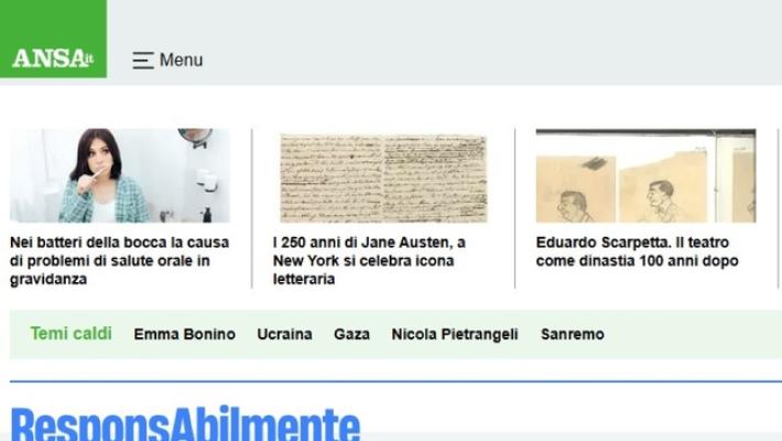 ResponsAbilmente, nuovo canale ANSA dedicato alle disabilità