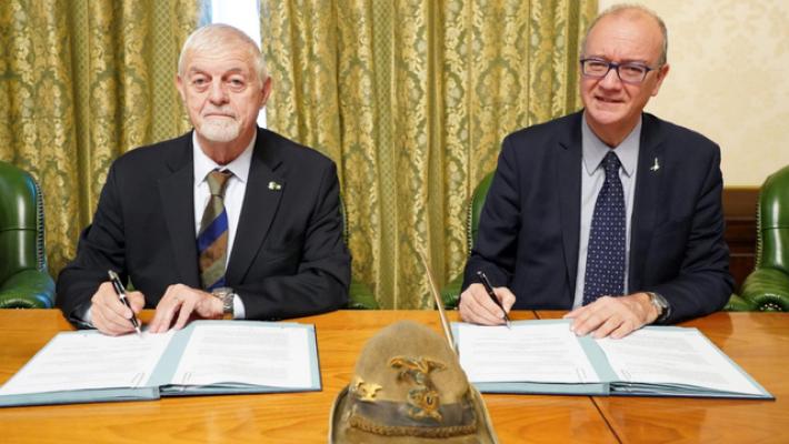 Mim sigla protocollo con l'Associazione nazionale alpini