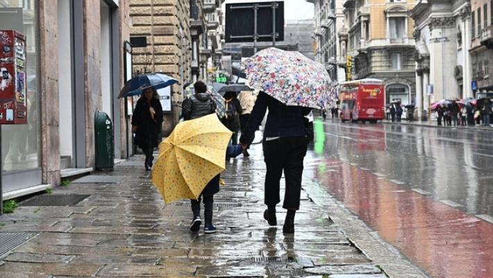 L'Italia del Centro-Sud colpita da perturbazioni atlantiche