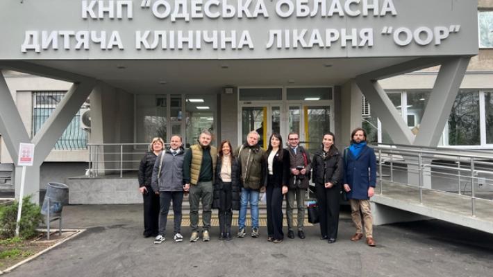 Dall'Italia macchinari sanitari per i bambini dell'ospedale pediatrico di Odessa