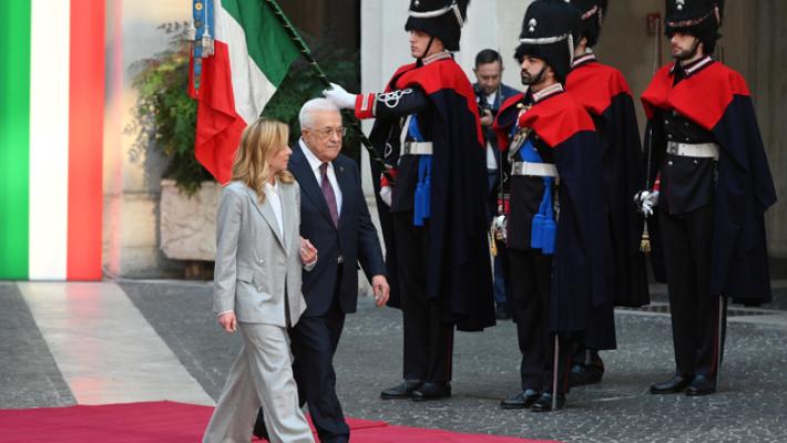 Meloni vede Abu Mazen, focus sulla piena attuazione del piano di Trump