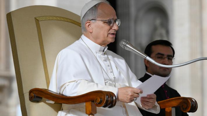 Papa Leone XIV a sorpresa al Senato